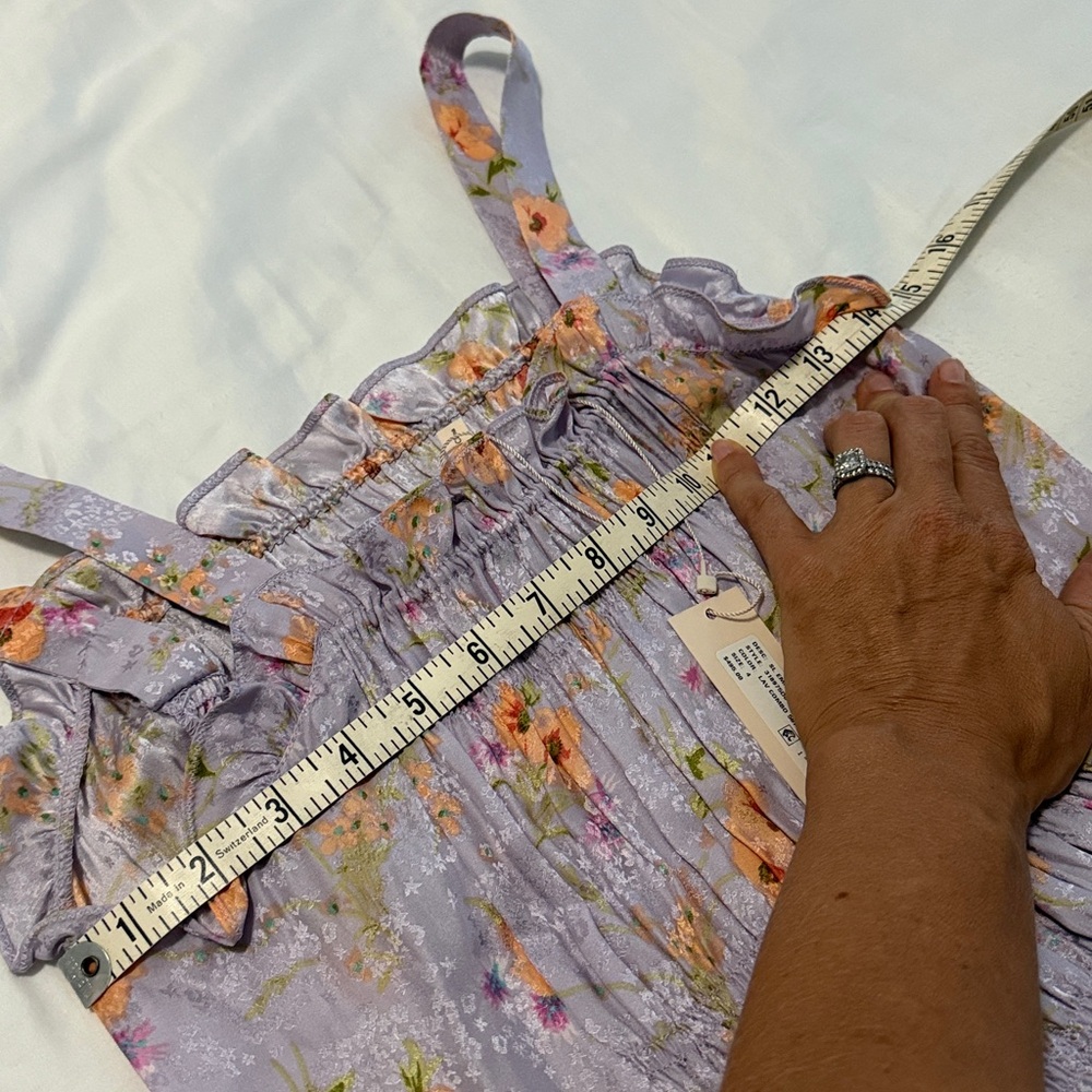 NWT Rebecca Taylor Silk, Floral Tiered Maxi Dress - Picture 13 of 14